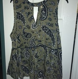 "Paisley" style blouse